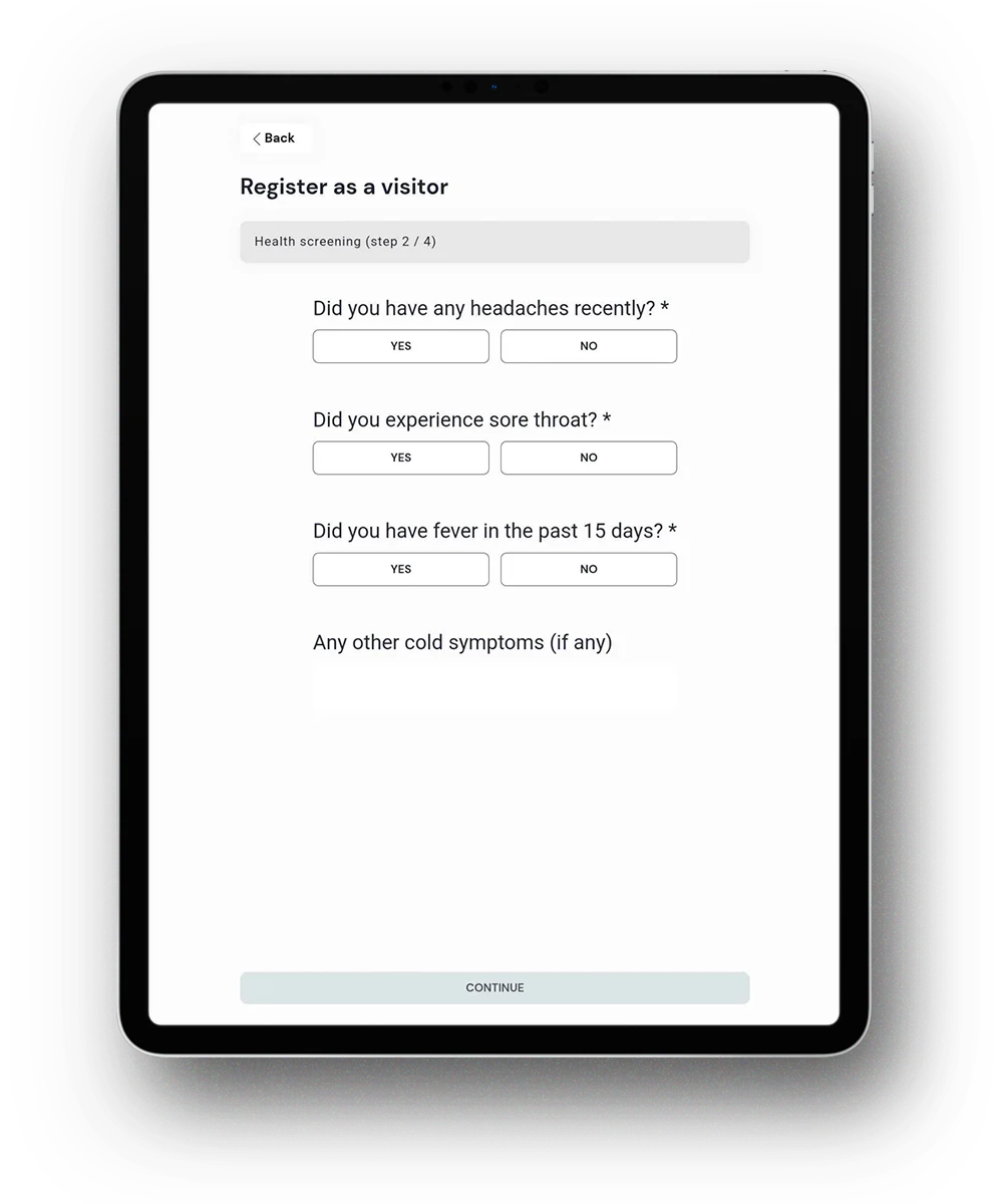 Set up a questionnaire