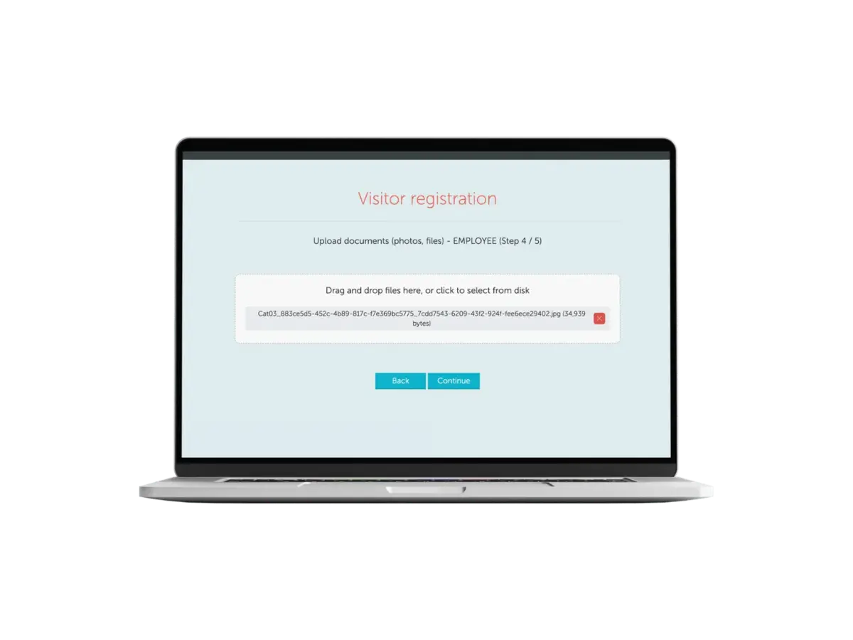 Ask to upload documents